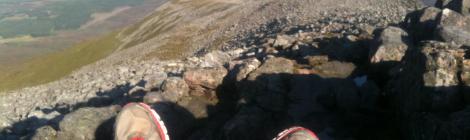 My trainers on top of Schiehallion