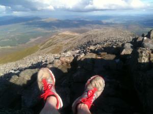 My trainers on top of Schiehallion